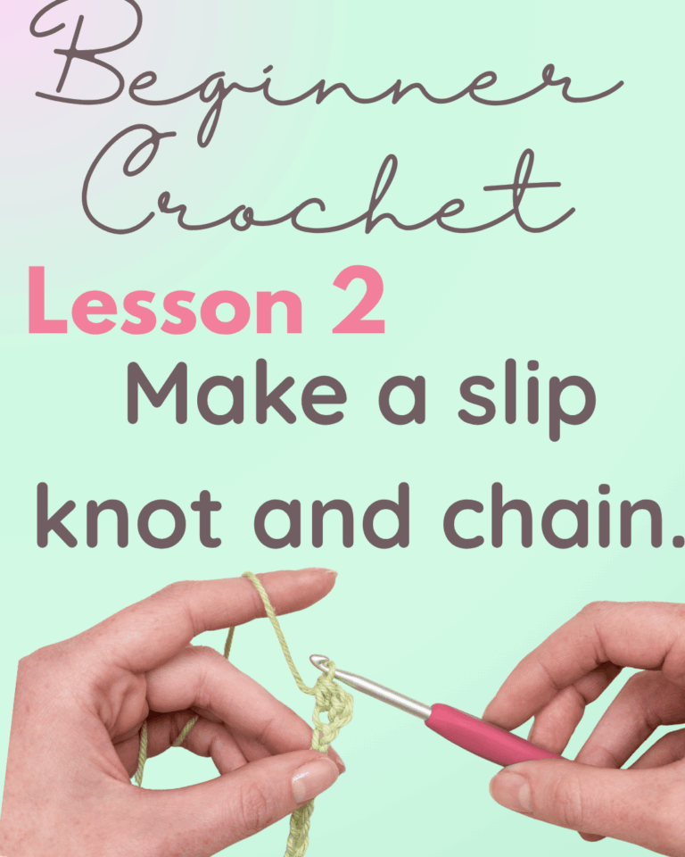 Step-by-Step: Slip Knot & Chain Stitch for New Crocheters