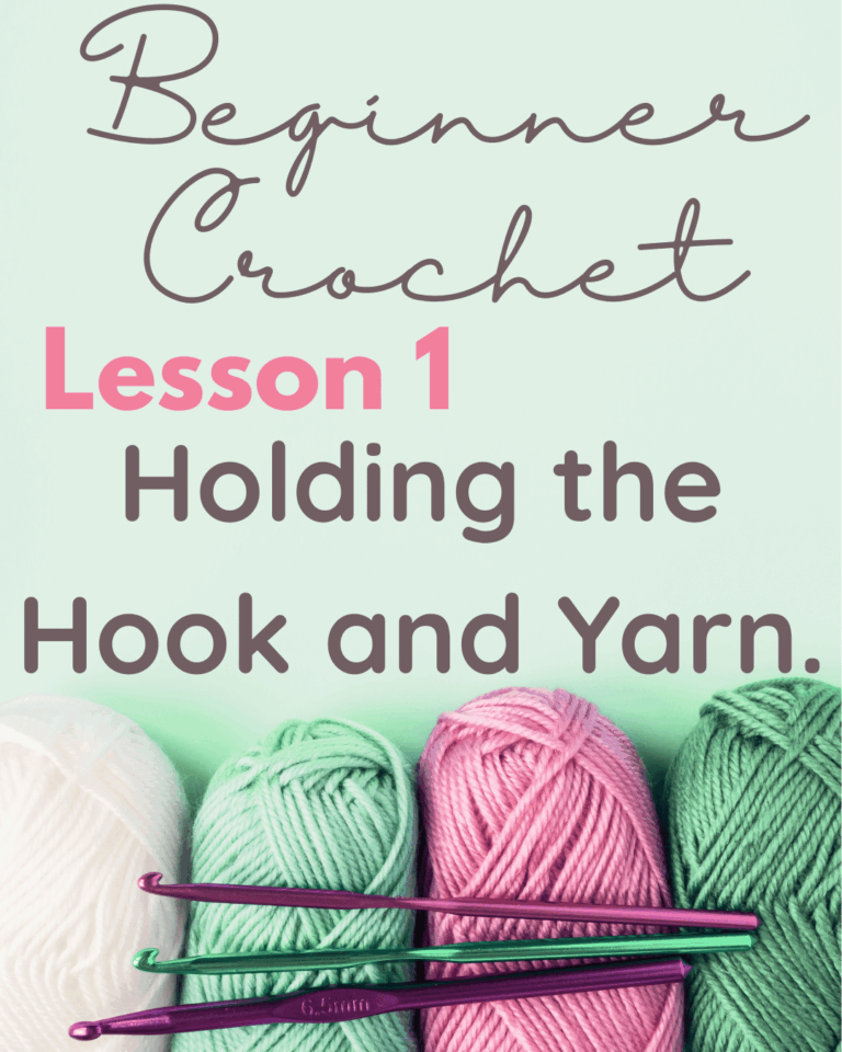 Crochet Basics: How to Hold Yarn and Hook